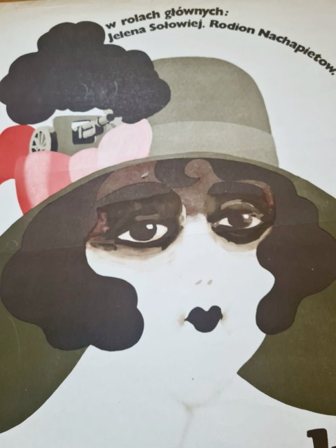 Plakat do filmu: "Niewolnica miłości", Maciej Żbikowski 1976 r.