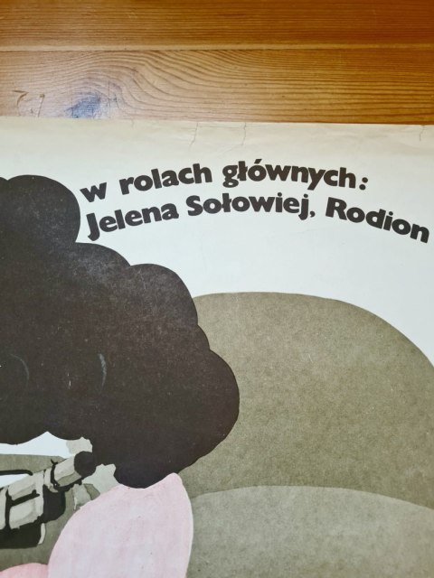 Plakat do filmu: "Niewolnica miłości", Maciej Żbikowski 1976 r.