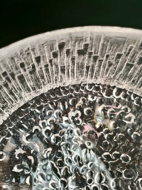 Unikat - wysoka misa Ultima Thule T. Wirkkala, Iittala, projekt l. 60, 17cm