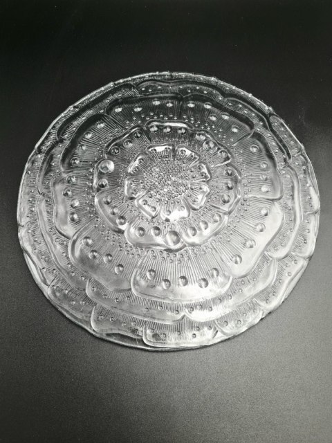 Duża patera Flora 32 cm HSG Ząbkowice Ryszard Serwicki PRL vintage