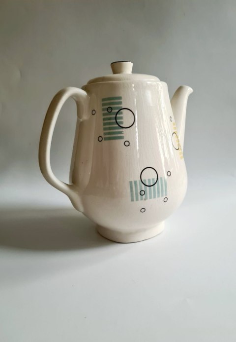 Dzbanek VEB Torgau DDR geometryczny wzór mid-century design 1,5l sygnowany