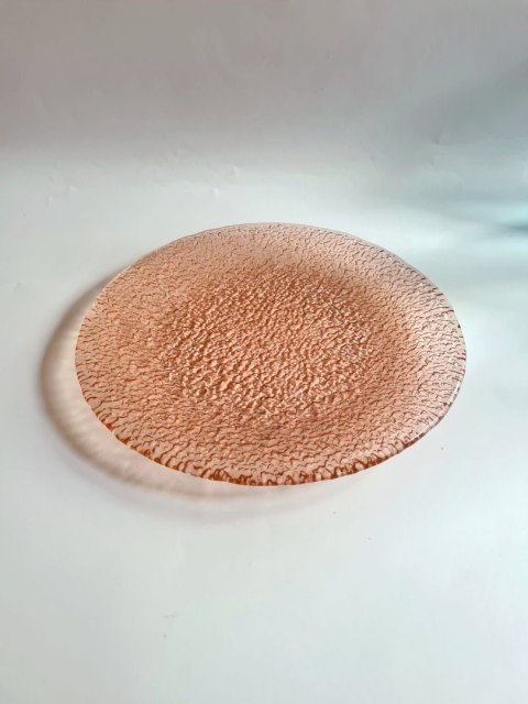 Patera Sahara 24,5 cm w rozalinowym kolorze - E. T.-Drost dla HSG Ząbkowice