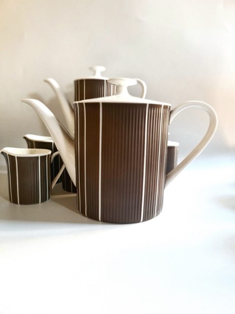 Serwis Arzberg 2075 Heinrich Löffelhardt Athena lata 60. - bawarska porcelana muzealny design