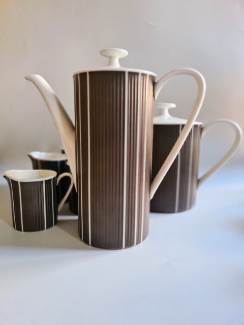 Serwis Arzberg 2075 Heinrich Löffelhardt Athena lata 60. - bawarska porcelana muzealny design
