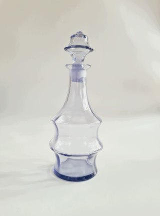 Ametystowa karafka art-deco 400 ml, piękny kolor