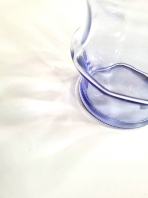 Ametystowa karafka art-deco 400 ml, piękny kolor
