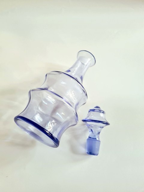 Ametystowa karafka art-deco 400 ml, piękny kolor