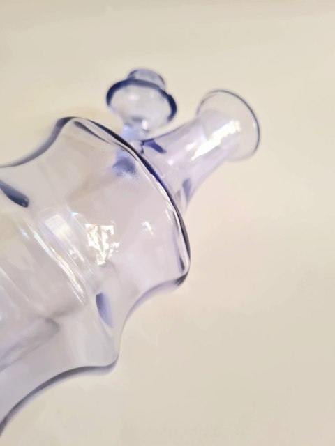 Ametystowa karafka art-deco 400 ml, piękny kolor