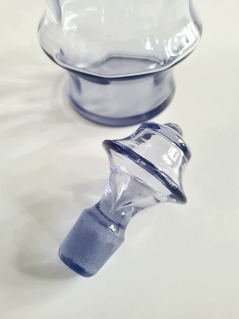 Ametystowa karafka art-deco 400 ml, piękny kolor