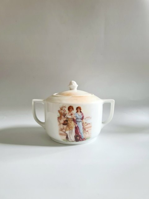 Cukiernica Victoria art deco przedwojenna aerograf