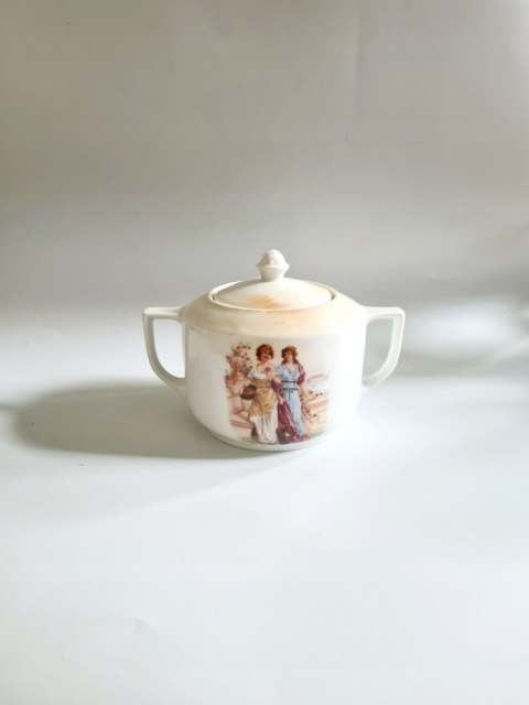Cukiernica Victoria art deco przedwojenna aerograf