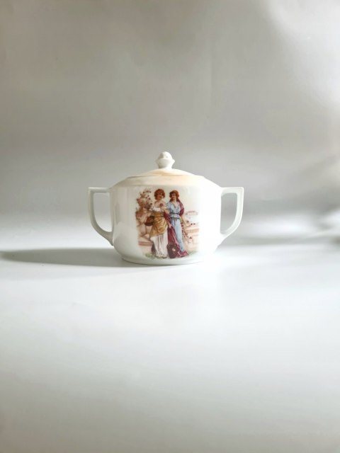 Cukiernica Victoria art deco przedwojenna aerograf