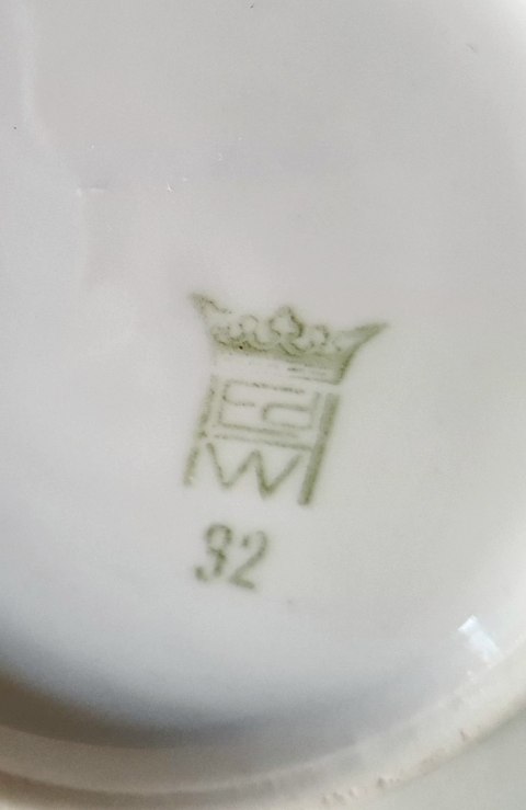 Filiżanka Eduard Haberlander Bavaria 150 ml, art-deco l.20 perłowa
