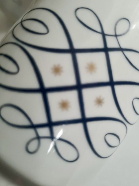 Porcelanowy serwis Stadtlensfeld Niemcy 6 osób, lata 70 elegancki wzór