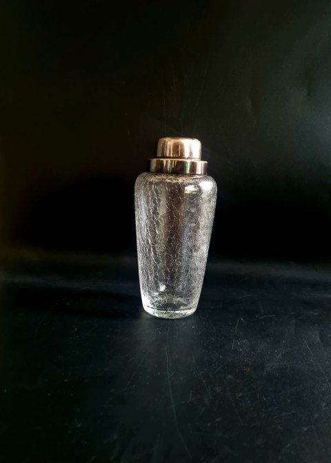 Shaker WMF plater mrożone szkło kryształ naklejki modernizm / artdeco