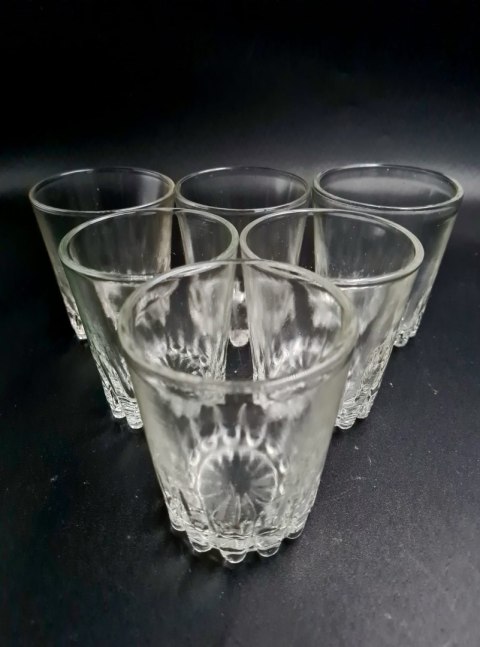 Szklanki komplet 7 szt. "Krople rosy" projekt Eryka Trzewik - Drost -> 180 ml