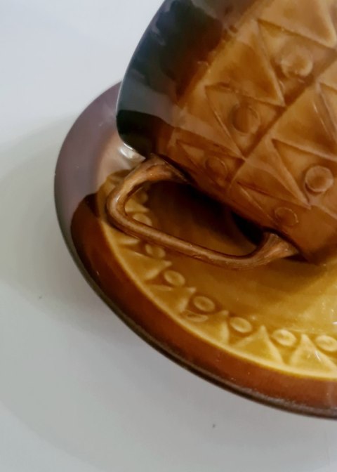 Filiżanka + spodek z serwisu Ira porcelit Chodzież new look