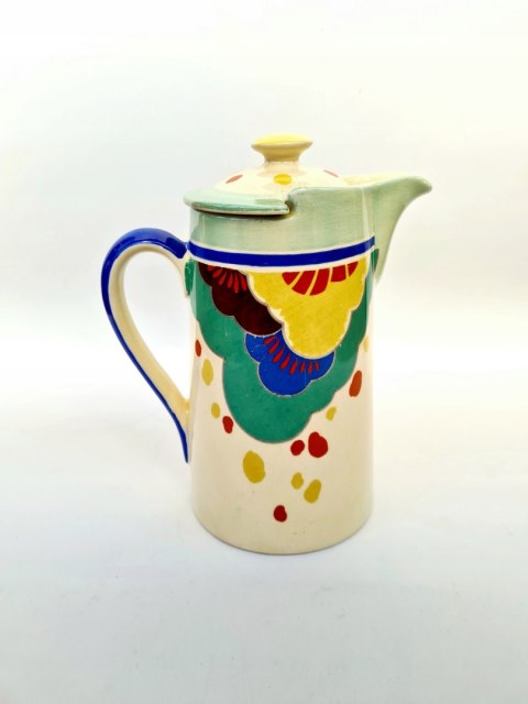 Przedwojenny dzbanek Royal Doulton patent dekoracja Gaylee l. 30. art-deco