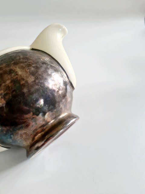 WMF art-deco Bauhaus lata 30. platerowany mlecznik 0,25 l