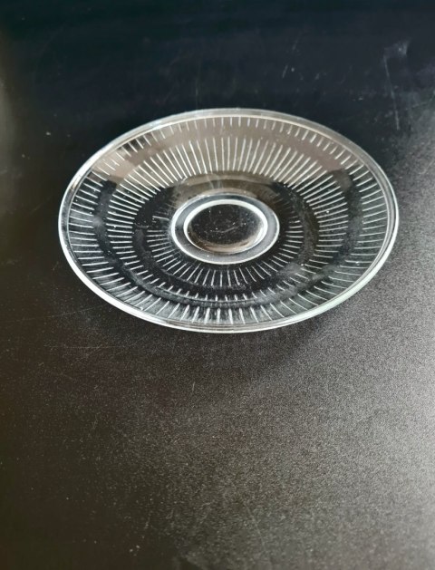 5 sztuk - talerzyki deserowe 16 cm, vintage PRL, op-art, HSG Hortensja