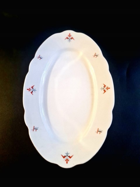 Duża patera / półmisek w stylu art-deco, 30 cm, Bavaria porcelana lata 30.