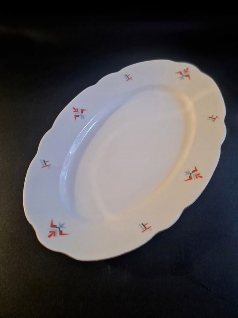 Duża patera / półmisek w stylu art-deco, 30 cm, Bavaria porcelana lata 30.