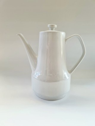 Dzbanek z serwisu Roman Chodzież, elegancki wzór z czasów PRL 21 cm;