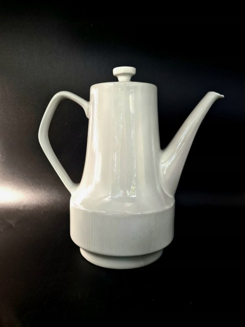 Dzbanek z serwisu Roman Chodzież, elegancki wzór z czasów PRL 21 cm;
