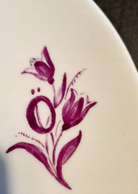 Filiżanka 120 ml Thomas (grupa Rosenthal) ręcznie malowana, talerzyk unikat
