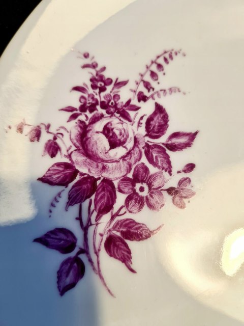Filiżanka 120 ml Thomas (grupa Rosenthal) ręcznie malowana, talerzyk unikat