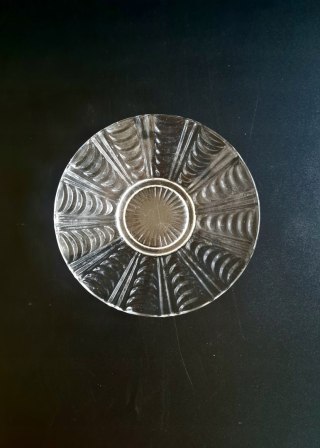 HSG Ząbkowice "Pajęczyna" bezbarwny mały talerzyk 14 cm, polski design