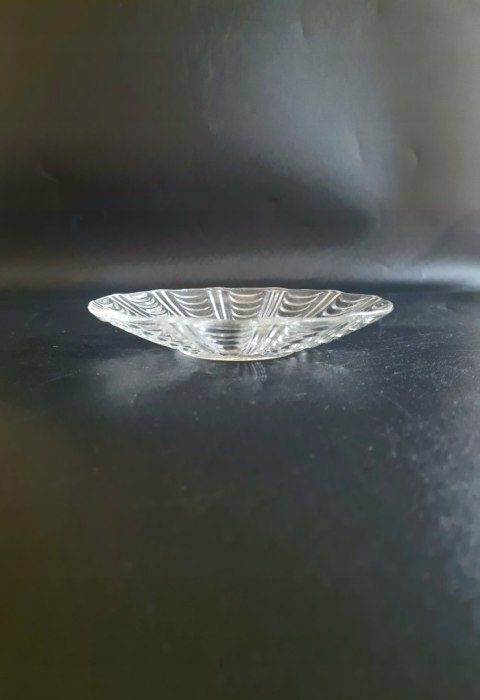 HSG Ząbkowice "Pajęczyna" bezbarwny mały talerzyk 14 cm, polski design