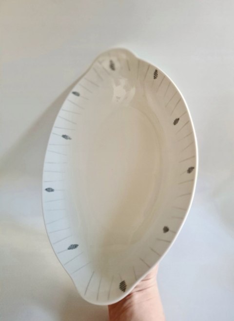 New look półmisek Wawel porcelana, unikalna dekoracja pikasiak 34x 22 cm