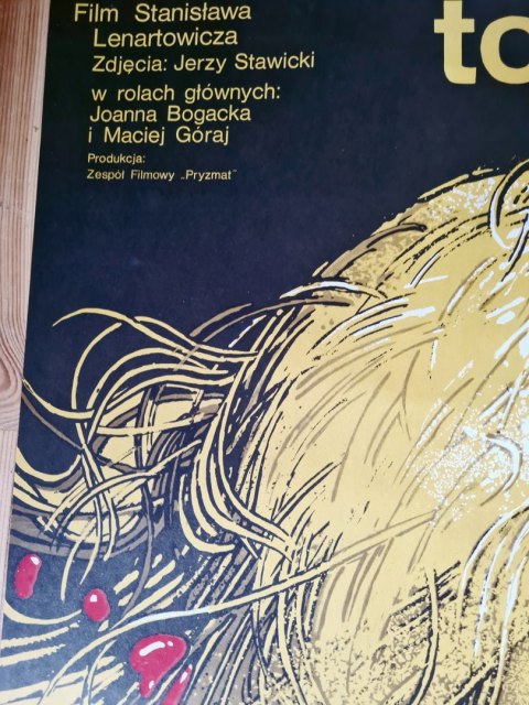 Oryginalny plakat W. Świerzy "To ja zabiłem" film S. Lenartowicz 1974