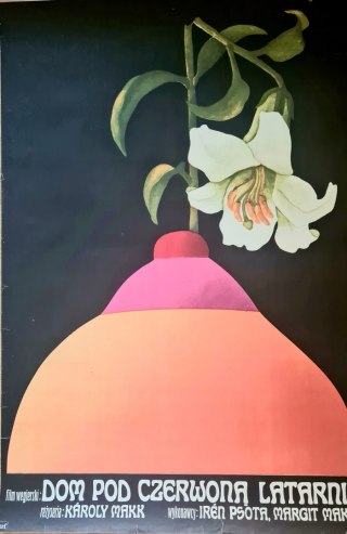 Oryginalny plakat filmowy "Dom pod czerwoną latarnią" W. Terechowicz 1978r