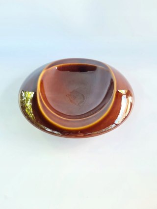 Porcelit Pruszków - duża popielnica gabinetowa / patera 21,5 cm,