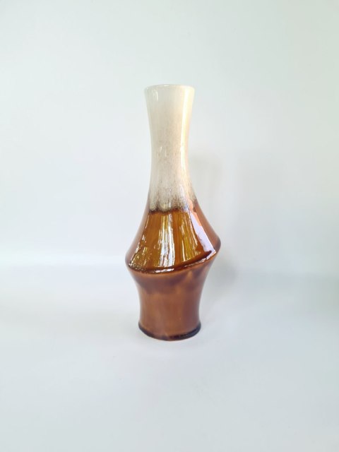 Wazon Ditmar Urbach mid-century design 60. Czechy, asymetryczny klasyk