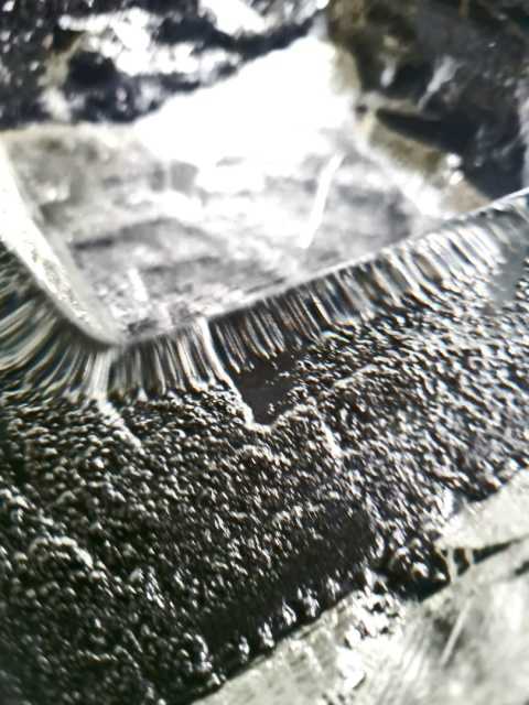 Brutalistyczny świecznik | patera | popielnica gabinetowa – Göte Augustsson, Ruda Glasbruk Szwecja 20 cm