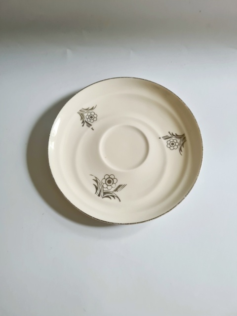 Filiżanka ze spodkiem Art Deco EPIAG Loket (Springer & Co.), lata 20./30