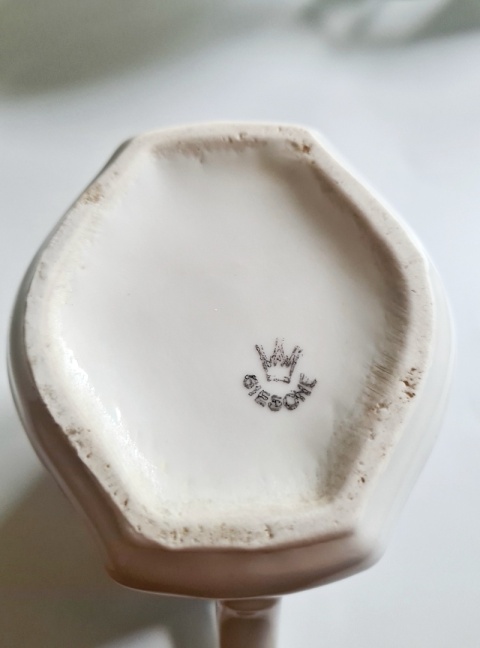 Giesche Sląsk mlecznik art deco 1920-1939 porcelana śląska