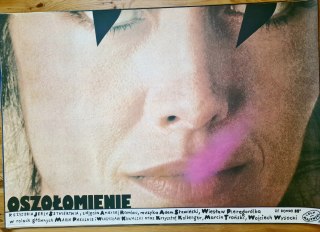 Oryginalny plakat Lech Majewski "Oszołomienie" 1988, Polska szkoła plakatu