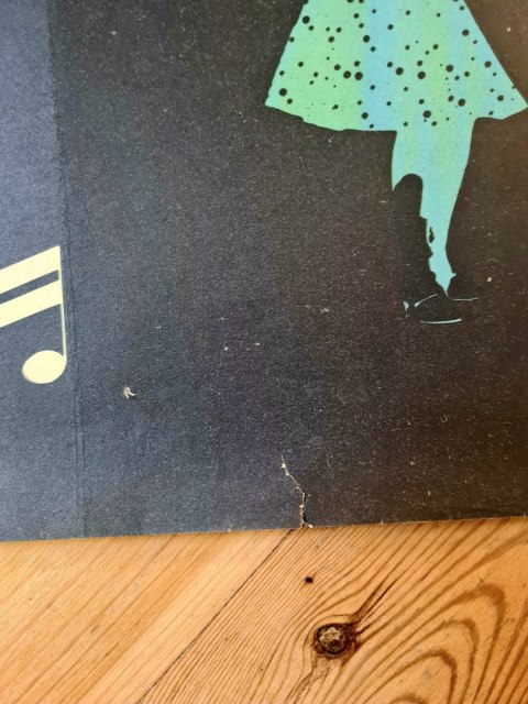 Oryginalny plakat do musicalu Starcy na chmielu J. Rapnicki 1964 58x83,5 cm