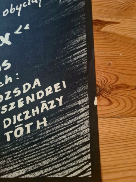 Oryginalny polski plakat filmowy "Księżniczka" Woltman 1982 - 98 x 67,5