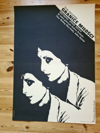 Plakat Jacek Neugebauer 1974: "Granice miłości" oryginał
