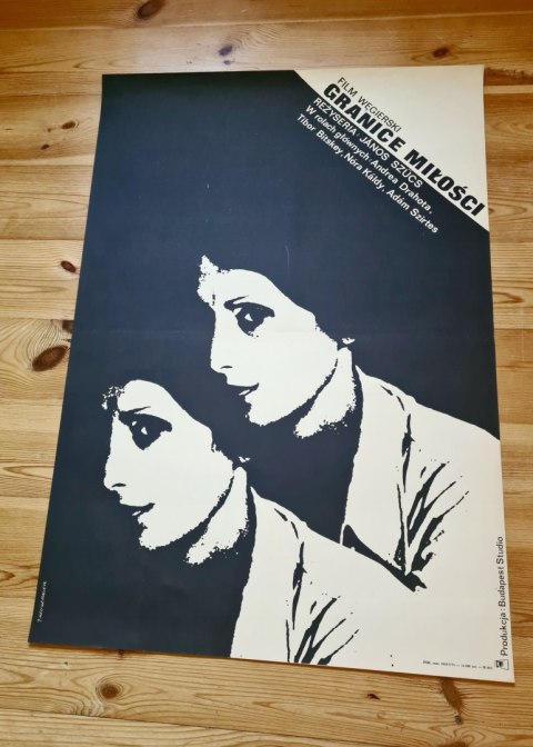 Plakat Jacek Neugebauer 1974: "Granice miłości" oryginał
