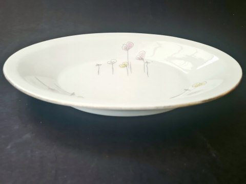 Półmisek z Chodzieży w delikatne kwiatki -> 25 cm średnicy
