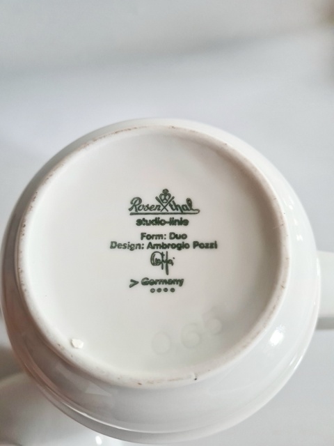 Rosenthal studio-line - serwis Duo A. Pozzi dzbanek 700 ml lata 60/70