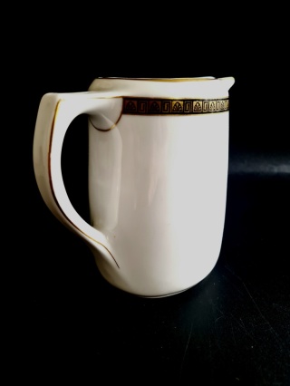 STADTLENGSFELD stuletni duży mlecznik Art Deco 1920-1931 Porcelana Niemcy