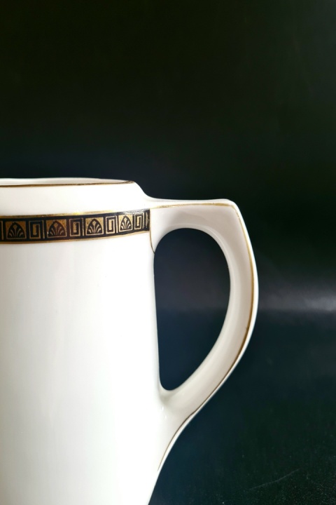 STADTLENGSFELD stuletni duży mlecznik Art Deco 1920-1931 Porcelana Niemcy