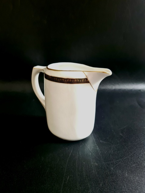 STADTLENGSFELD stuletni duży mlecznik Art Deco 1920-1931 Porcelana Niemcy